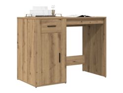 Escritorio | Mesa | Mesa de escritura 100x49x75 cm Fabricado en madera de roble artesanal