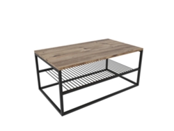 Mesa de centro industrial con estante FACTORY CONCEPT U