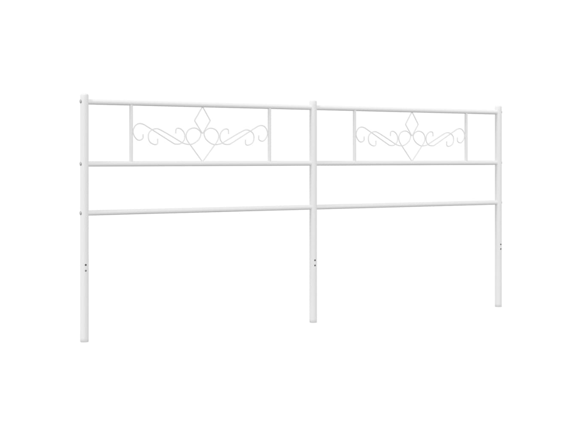 Cabecero de repuesto 180 cm Metal Blanco MAISON EXCLUSIVE