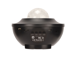 Lâmpada Projetora Do Céu Com 21 Modos Controle Remoto Led Bluetooth Alto-falante Para Quarto Festa