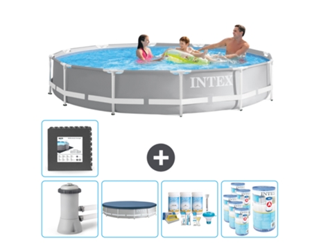 Piscina Tubular INTEX 26712GN-CB17 (6503 L - 366x76cm)