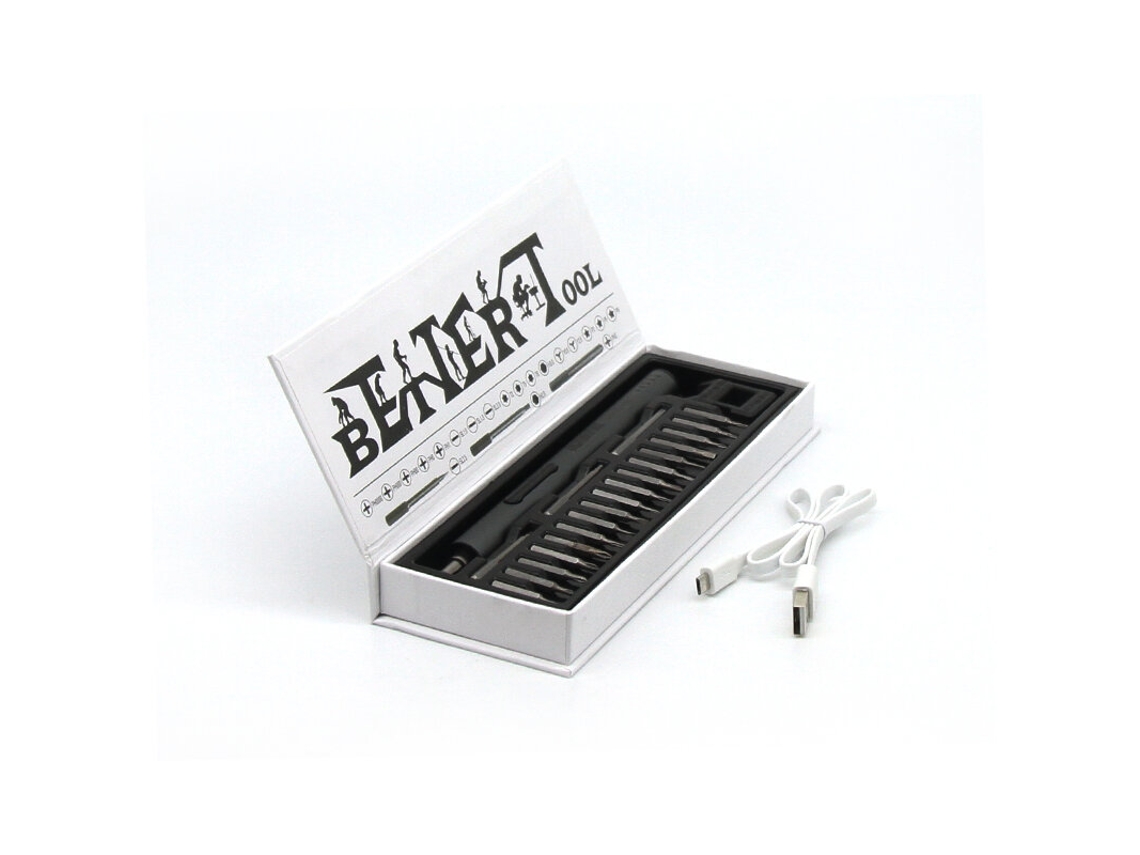 Juego De Destornilladores Eléctricos Mini Sequre Es-180 20 En 1, Gran Capacidad, Múltiples Accesorios Y Herramientas Eléctricas De Precisión.