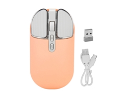 Baoj-2026rato Sem Fio Bt5.1/2.4ghz Clique Silencioso Dpi Ajustável Bateria 500mah Para Menina Escola Café Viagem