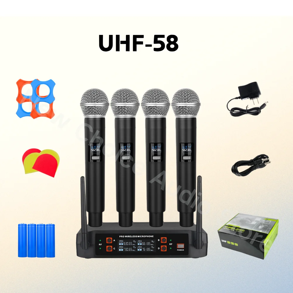 Micrófono Inalámbrico De Mano (estándar Europeo), Micrófono Dinámico De Frecuencia Fija Uhf.