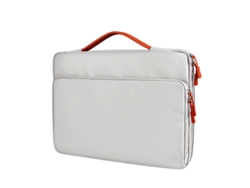 Bolsa para portátil con airbag, resistente a golpes, elegante, gris, 16 pulgadas Yunzii