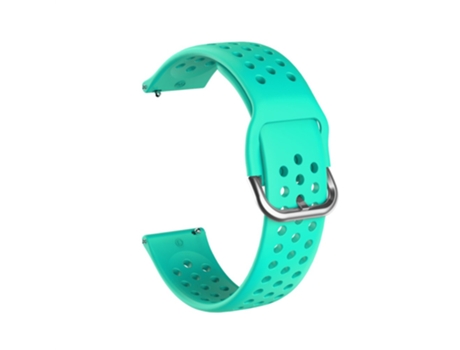 Correa de Silicona 22mm orificios redondos transpirables con pasador de liberación rápida para Samsung Galaxy Watch3 45mm SM-R840/Garmin Vivoactive...