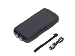 2026-batería Portátil Solar 25000mah Inalámbrica Qi 5w Impermeable Con 4 Modos De Luz Para Teléfonos Y Tablets
