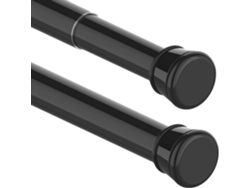 Negro 50-80 Cm No Requiere Perforación Ruedas Telescópicas Para Cortina De Ducha Ruedas Para Cortina De Puerta