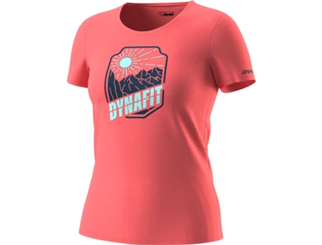 Camiseta de Mujer DYNAFIT Graphic Rojo (DE 36)