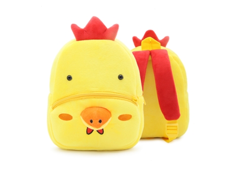 Mochila animal de dibujos animados niños mochila kindergarten mochila de felpa Gallo animal