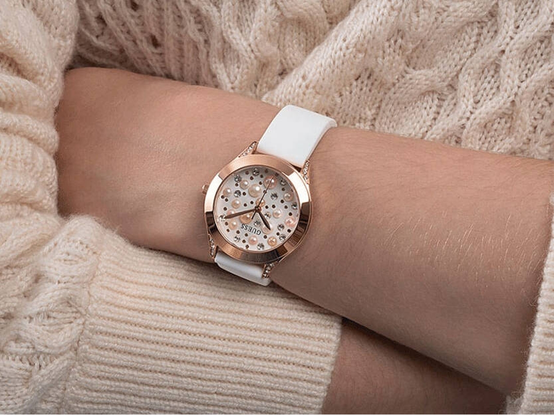 Reloj guess sales mujer blanco