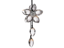 Flor de cristal colgante, decoración de cristal para el hogar, el jardín o el coche, colgante creador de arcoíris
