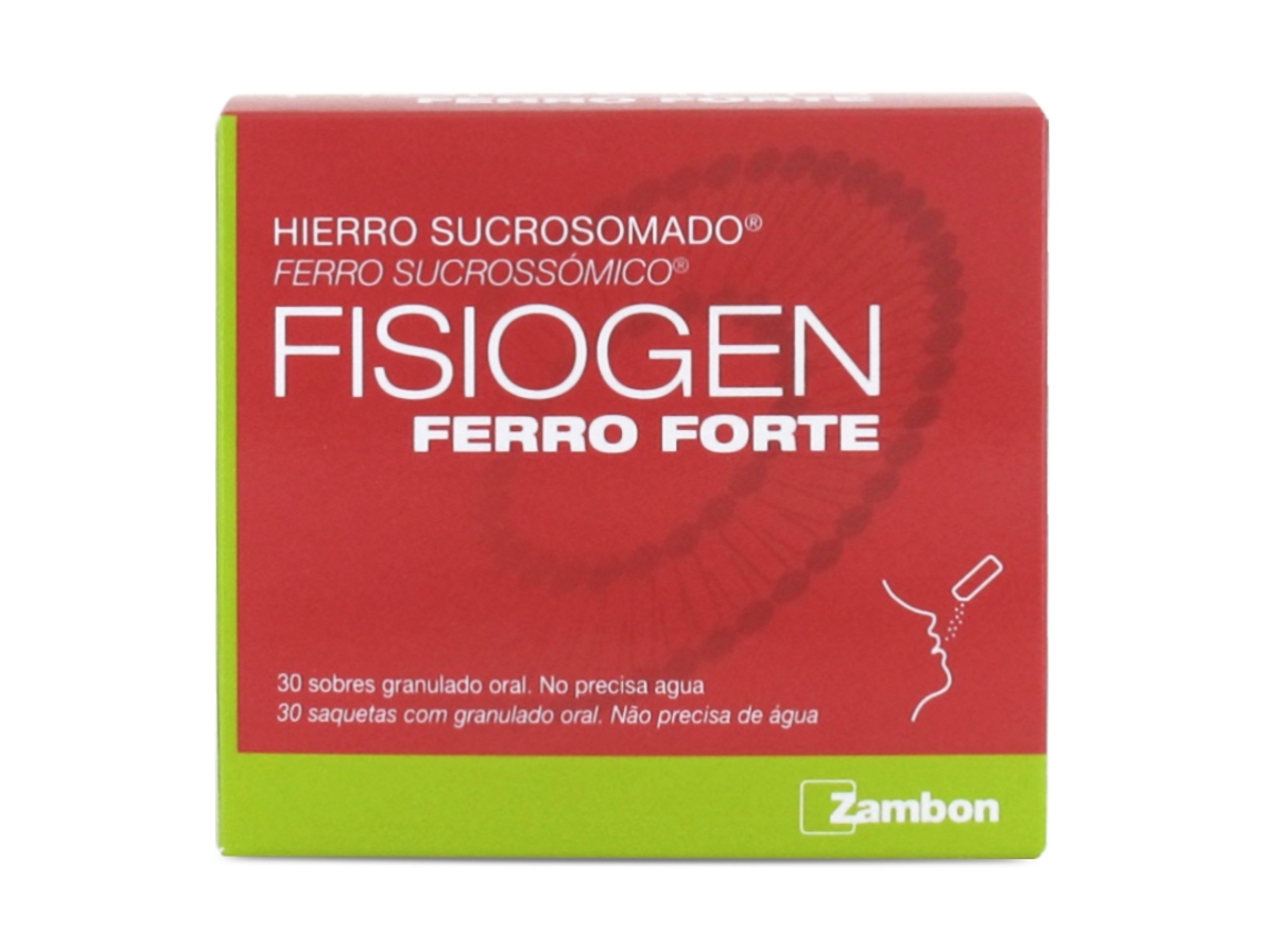 Complemento Alimentar FISIOGEN Fisiogen Ferro Forte 30 Sobres