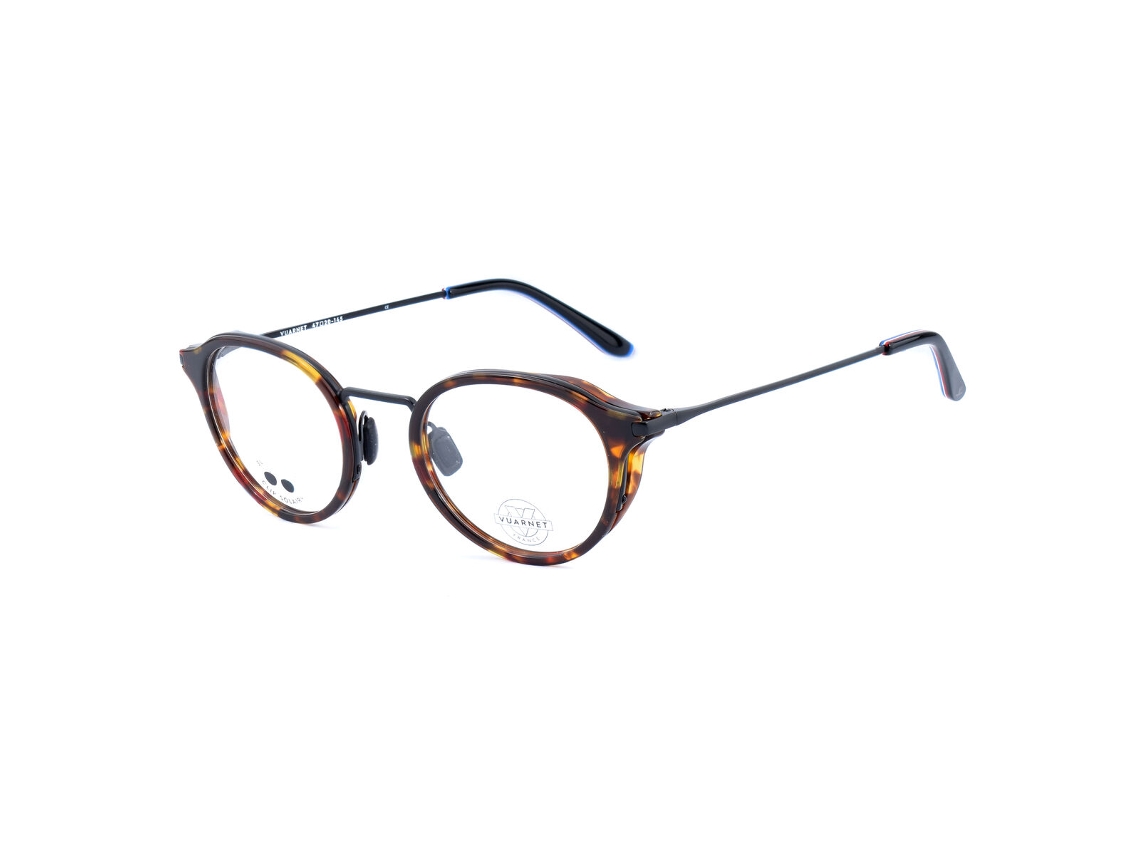 Montura De Gafas Hombre Vuarnet Vl18060002 (acero Inoxidable - Havana - 145 Mm - Ø 54 Mm)
