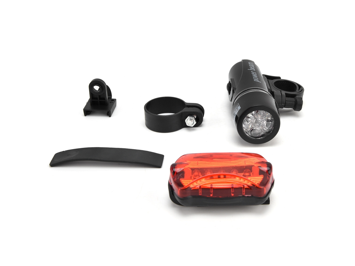 2026-kit De Luces Para Bicicleta De Montaña 5led Impermeable Antichoque: Farol Delantero Y Trasero