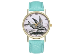 Reloj De Pulsera Unisex De Cuarzo Estilo Retro Clásico Informal Color Crema Menta