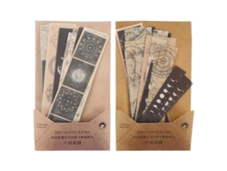 2 piezas pegatina de papel washi ALLINLESS