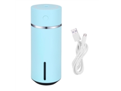 Minihumidificador de aire portátil USB de 240 ml para escritorio, coche, oficina, hogar, decoración y regalo (azul)