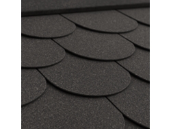 Tejas de asfalto negro Beaver Stone B, techo de asfalto negro de 3 m² Timbela