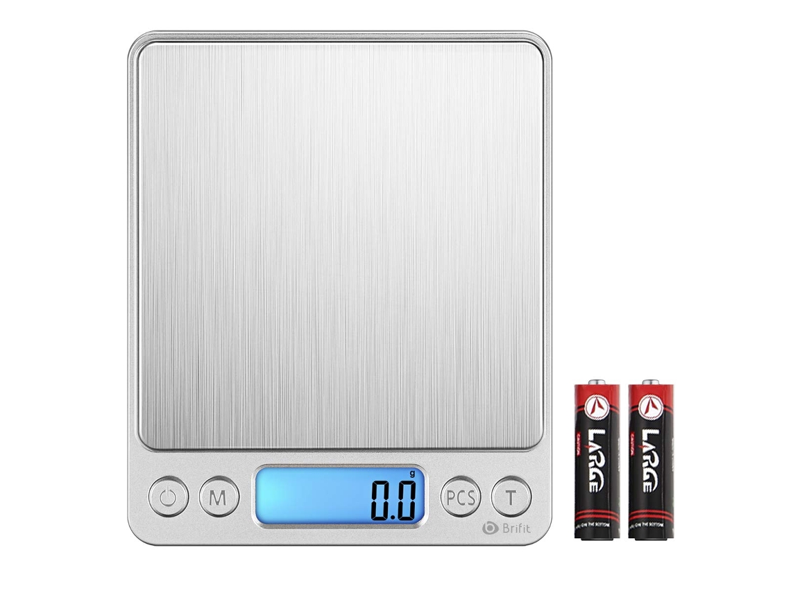 Báscula Cocina 3kg×0,1g Con Tara Y Conteo Para Alimentos, Joyas, Sellos Y Oro.