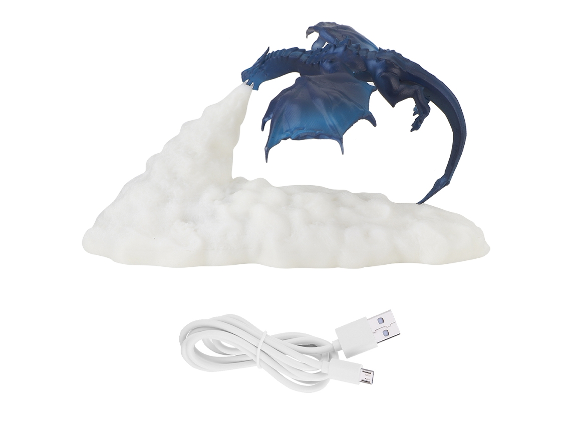 Lámpara De Noche 3d Con Forma De Dragón De Fuego, Recargable Por Usb, Regalo Decorativo De Navidad.