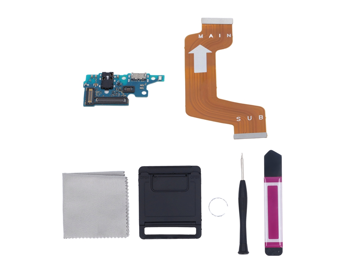 Conector De Dock De Puerto De Carga Cable Flex Usb C Profesional Para Samsung Galaxy A71 A715f