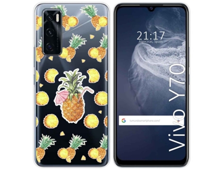 Carcasa Vivo Y70 TUMUNDOSMARTPHONE Dibujos Transparente Multicolor