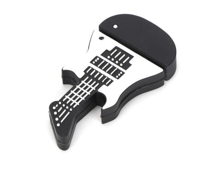HURRISE Memoria USB Flash Drive Lindo de Dibujos Animados en Forma de Guitarra en Miniatura Memoria Portátil de Computadora 32 Gb