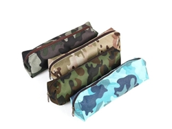 Estuche de camuflaje militar, estuche para bolígrafos, papelería, estuches para lápices, Chennnls amarillos