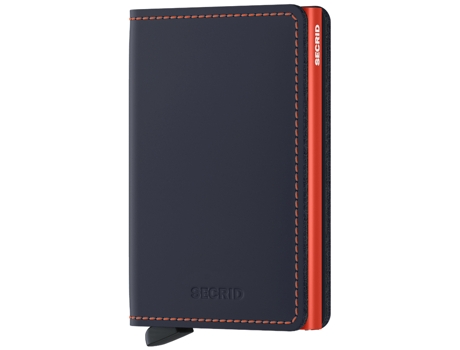Cartera Fólio SECRID Slim Laranja Piel Azul