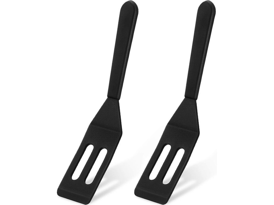 Espátula De Silicona Flexible, Resistente Al Calor Y Antiadherente Para Galletas En Sartenes Pequeñas.