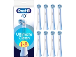 Recambio de cepillo de dientes ORAL-B IO Ultimate Clean Blanco (8 unidades)