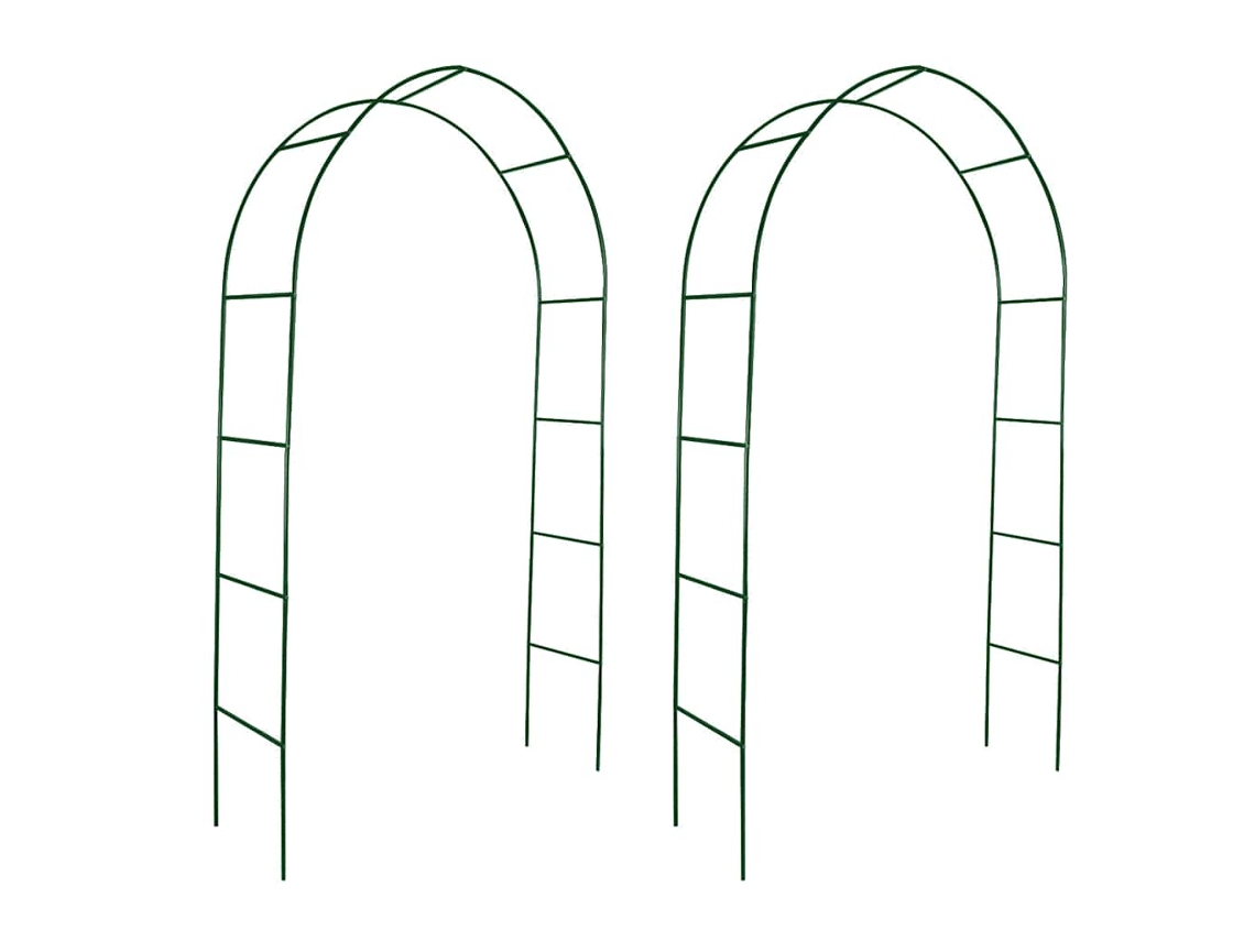 Arco de jardin VIDAXL Verde Hierro (140 x 39 x 240 cm)