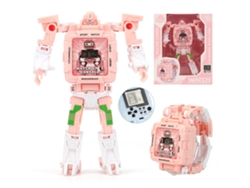 Dan26-reloj Robot Transformable Niños Niñas Reloj Digital Electrónico Regalo Navidad Juguete