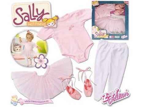 MuÁÂÁÂÁÂÁ±eca ZAPF Sally Best Friend Set Deluxe Bailarina (Edad MÁÂÁÂÁÂÁ nima: 3 AÁÂÁÂÁÂÁ±os)
