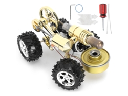 Modelo De Motor Stirling Coche Miniatura Juguete Educativo Experimentos Física Ciencia Regalo