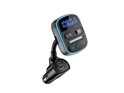 Transmisor FM Bluetooth PD 30 W, QC3.0, graves de alta fidelidad, manos libres Chaberlu (negro)