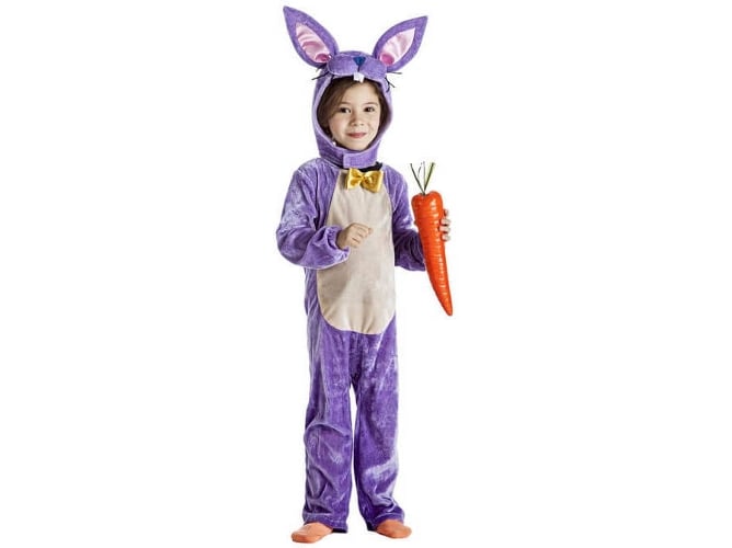 Disfraz de Niña DISFRAZZES Conejita Lila (Talla: 10 a 12 años)