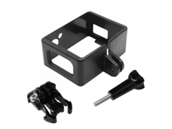 2026-3 Fundas Protectivas Con Montaje Para Cámara Gopro 4 Sjcam 6000/5000/4000 Marco Desmontable Pc