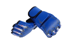JILLIOPER Guantes de Boxeo Medio Dedo Guantes de Kickboxing con Muñequera Ajustable para Hombre y Mujer