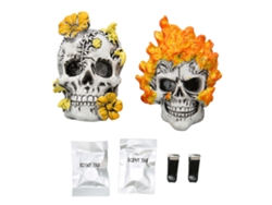 Clip aromático con forma de calavera para el aire acondicionado del coche (2 unidades)