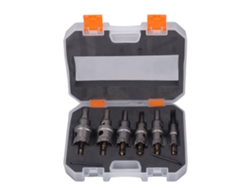 Juego De Brocas De Corona De Carburo Tct De 16-32 Mm Para Cortar Aluminio Y Acero.