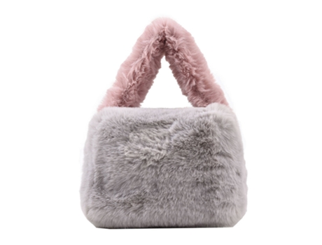 Otoño E Invierno 2023 Nuevo Estilo Bolso De Moda De Un Solo Hombro Bolso De Felpa Bandolera, Gris ZMDECQNA