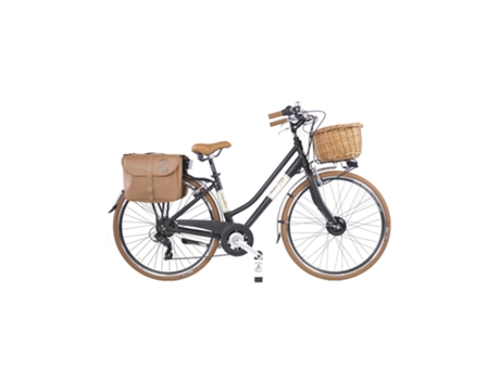 Bicicleta Eléctrica de Ciudad Vintage CANELLINI Dolce Vita Aluminio Mujer Negro 43 DOLCE VITA BY CANELLINI