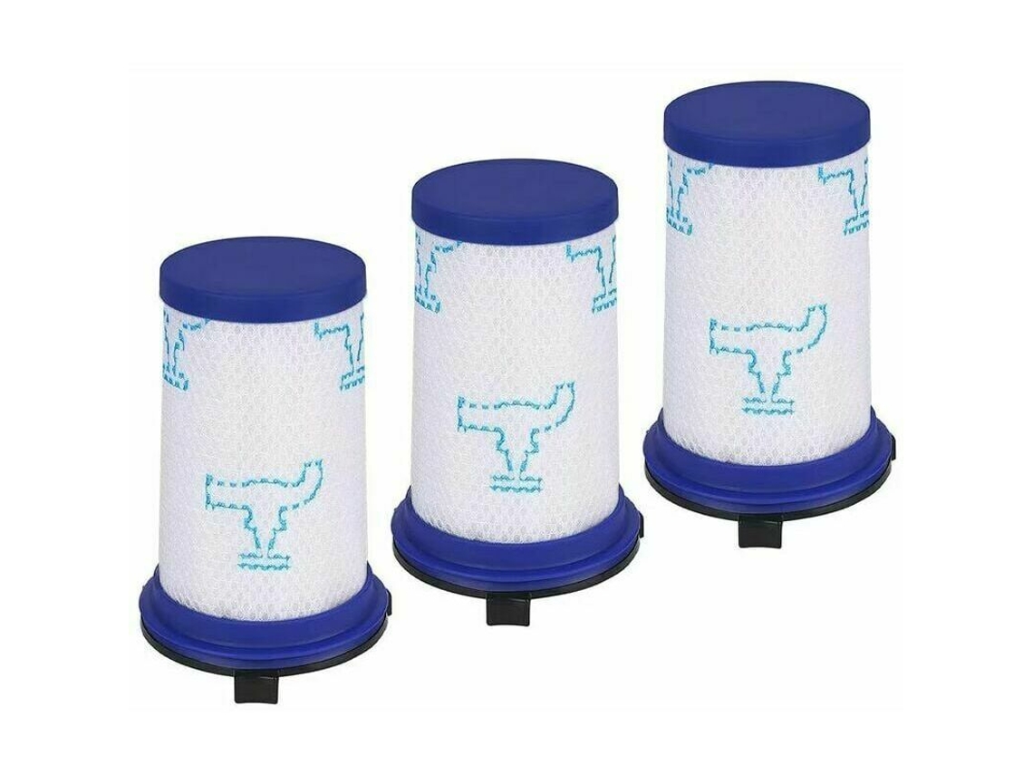 Pack De 3 Filtros De Repuesto Para Aspiradora Inalámbrica Rowenta Air Force 360 / X-pert Essential 260