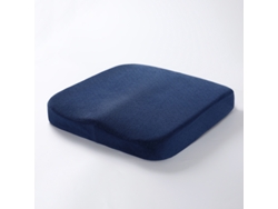 Almofada De Espuma Viscoelástica Eifson Para Cadeira, Em Veludo, Para Alívio Da Dor Nas Costas (azul Marinho)