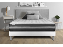 Canapé de Matrimonio Vital Spring Zen VITALIT Espuma con memoria Blanco (200x200)