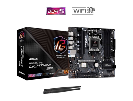 Placa Base Micro-Atx ASROCK B650M Pg Lightning Wifi
