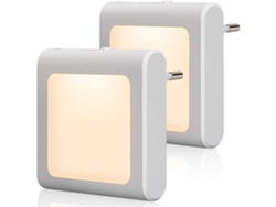 Luz Nocturna Led Enchufable, Con Sensor Día/noche Y Regulable.
