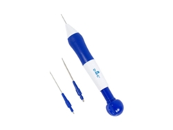 Herramienta de punzonado ergonómica DMC U1964 con 3 puntas intercambiables, 11 cm